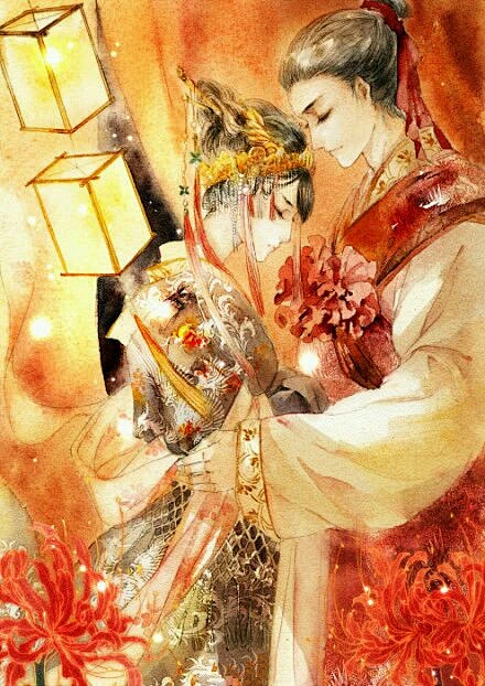 唯美动漫古风情侣头像_动漫古代情侣图片唯美_唯美动漫情侣古代图片大全