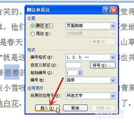 添加脚注