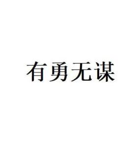 有勇无谋